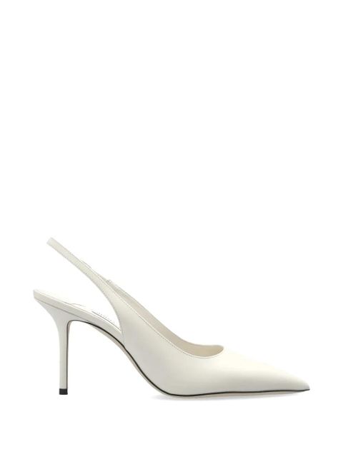 Jimmy Choo Love pointed slingback pumps - White - zdjęcie produktu nr 1