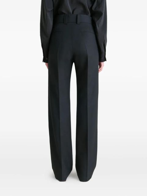 LEMAIRE pleated straight trousers - Blue