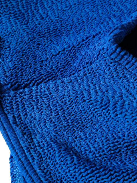 Bond-eye Palmer seersucker bikini bottoms - Blue