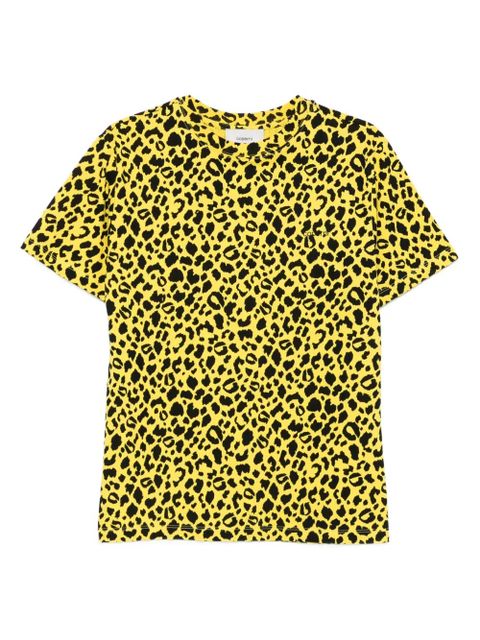 Coperni leopard-print boxy T-shirt - Yellow - zdjęcie produktu nr 1