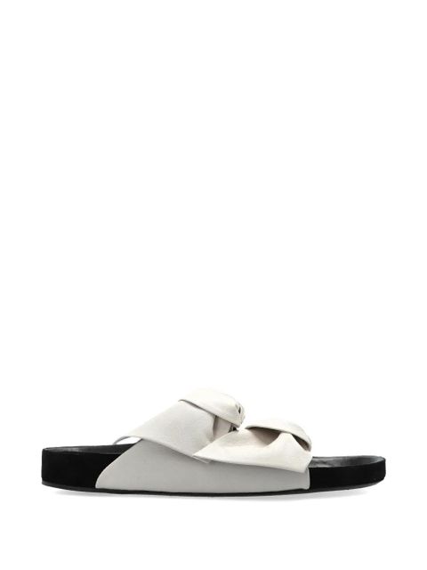 ISABEL MARANT Lennyo Bow mules - White - zdjęcie produktu nr 1