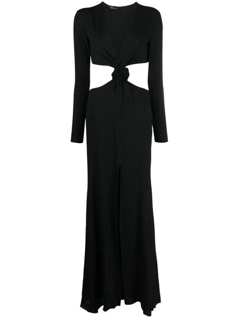 Blumarine cut-out panel dress - Black - zdjęcie produktu nr 1
