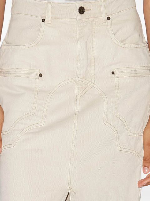 ISABEL MARANT Britt skirt - Neutrals