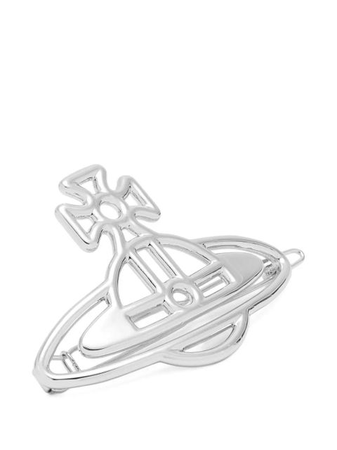 Vivienne Westwood Thin Line hair clip - Silver
