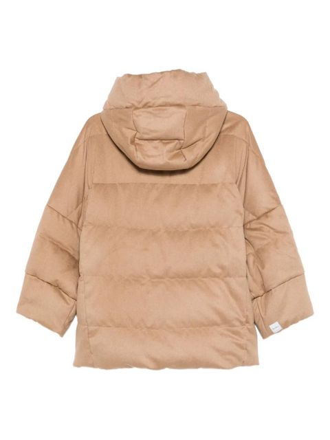 Max Mara hooded zip-up coat - Brown - zdjęcie produktu nr 2