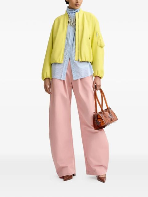 Essentiel Antwerp pocket-sleeve bomber jacket - Yellow - zdjęcie produktu nr 2