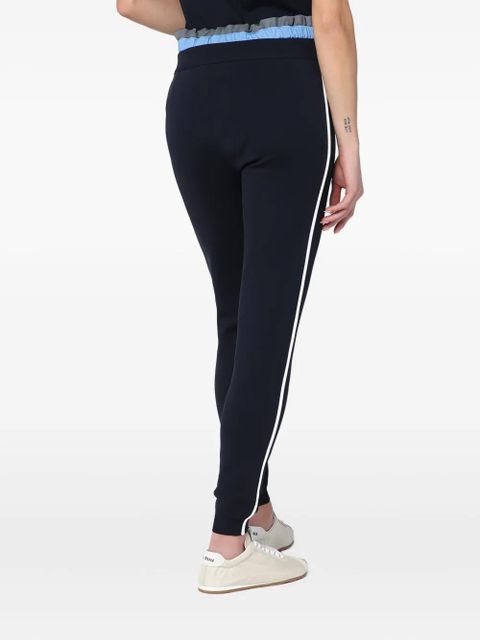 Miu Miu side-stripe trousers - Blue