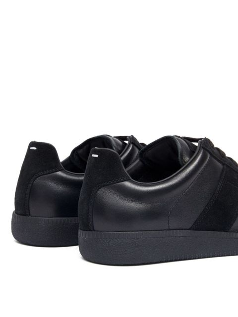 Maison Margiela Replica low-top leather sneakers - Black