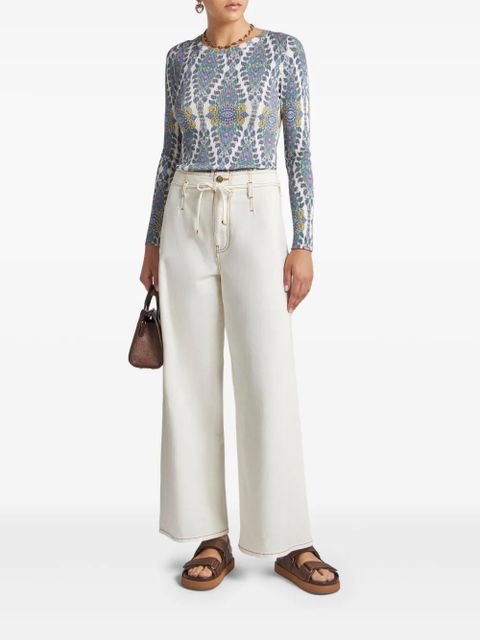 ETRO wide-leg jeans - White