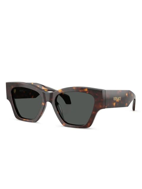 Versace Eyewear wayfarer-frame sunglasses - Brown - zdjęcie produktu nr 2