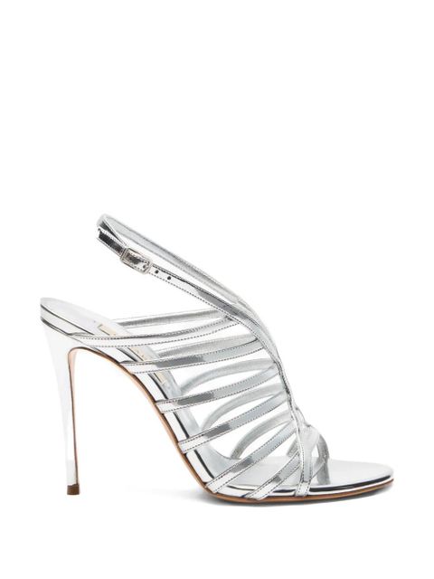 Casadei Julia Jolly heeled sandals - Silver - zdjęcie produktu nr 1