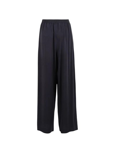 Max Mara elasticated wide-leg trousers - Blue - zdjęcie produktu nr 2