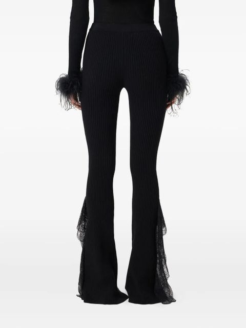 Blumarine lace-detail trousers - Black - zdjęcie produktu nr 2