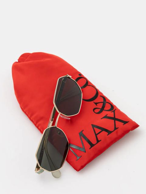 MAX&Co. okulary przeciwsłoneczne damskie kolor zielony 2518801033200