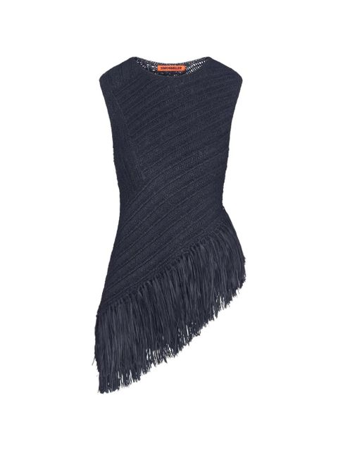 Simon Miller Beja crochet fringe blouse - Black - zdjęcie produktu nr 1