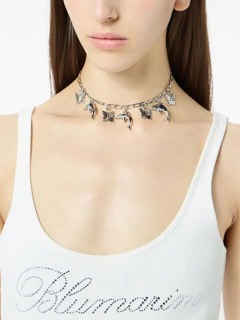 Blumarine charms choker necklace - Silver - zdjęcie produktu nr 2