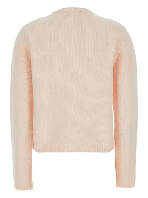 Moncler embroidered logo sweater - Pink - zdjęcie produktu nr 2