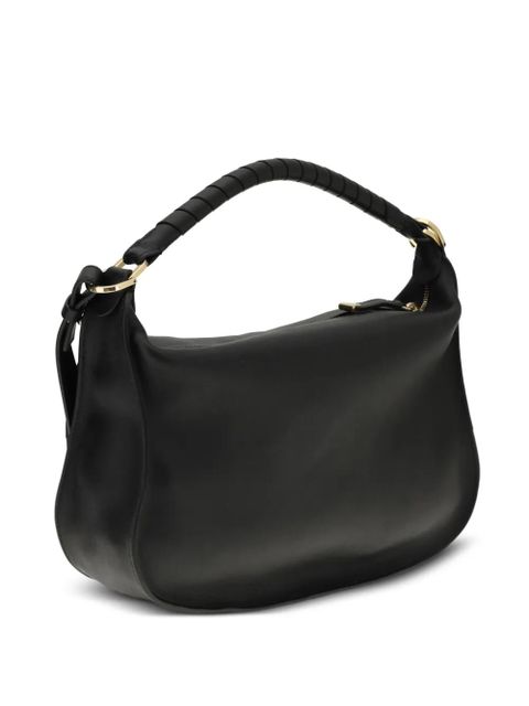 Chloé small Marcie leather shoulder bag - Black