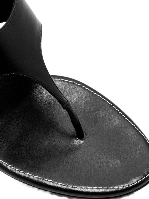 Magda Butrym 45mm Thong leather heeled sandals - Black