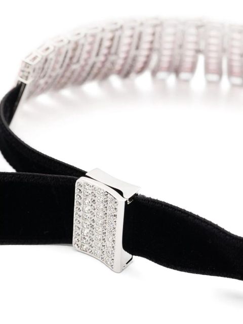 Swarovski Matrix choker - Silver