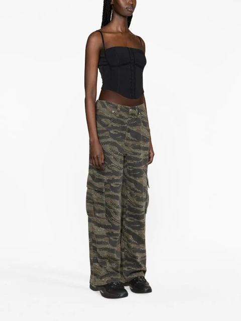 MISBHV Lara boned corset top - Black