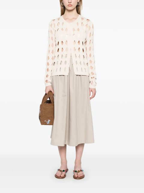 PINKO open-knit cardigan - Neutrals - zdjęcie produktu nr 2