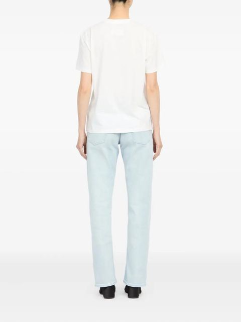 MM6 Maison Margiela roundneck graphic t-shirt - White