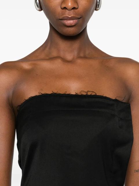 ENTIRE STUDIOS asymmetrical tube top - Black