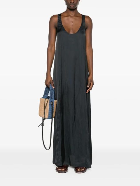 Zadig&Voltaire Rarys satin maxi dress - Black