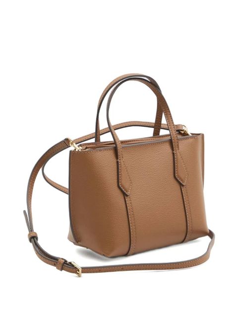 Tory Burch mini Perry zip-top leather tote bag - Brown - zdjęcie produktu nr 2
