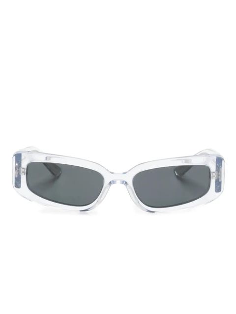 Dolce & Gabbana Eyewear DNA rectangle-frame sunglasses - White - zdjęcie produktu nr 1