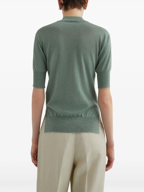 Jil Sander knitted top - Green