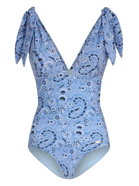 ETRO paisley-print one-piece swimsuit - Blue - zdjęcie produktu nr 1