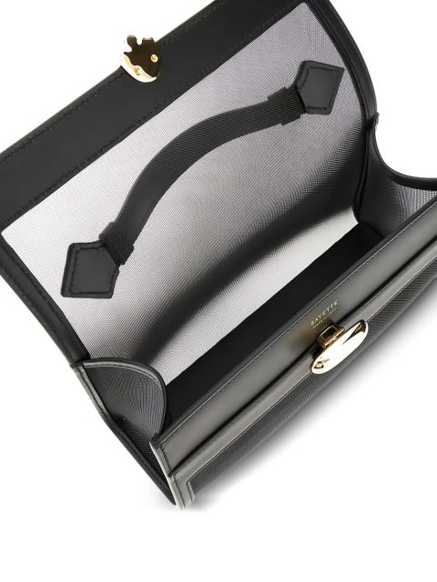 Savette Symmetry mesh-panelled top-handle bag - Black