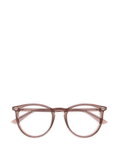 Gucci Eyewear round-frame glasses - Pink - zdjęcie produktu nr 1