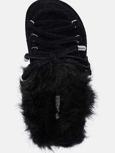 Naked Wolfe kapcie zamszowe Harlow kolor czarny Harlow Black Suede