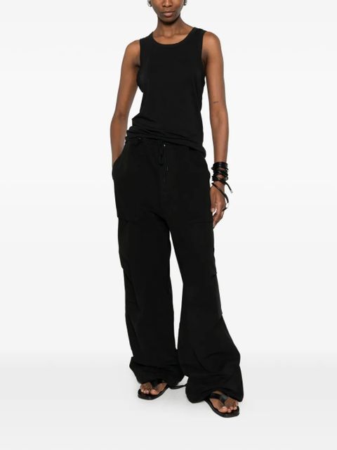 ENTIRE STUDIOS drawstring cargo trousers - Black - zdjęcie produktu nr 2