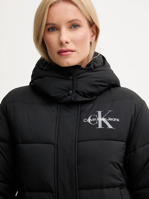 Calvin Klein Jeans kurtka kolor czarny przejściowa LV047D514G