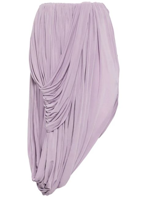 Christopher Esber Swept draped skirt - Purple