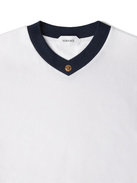 Versace stretch cotton-jersey T-shirt - White