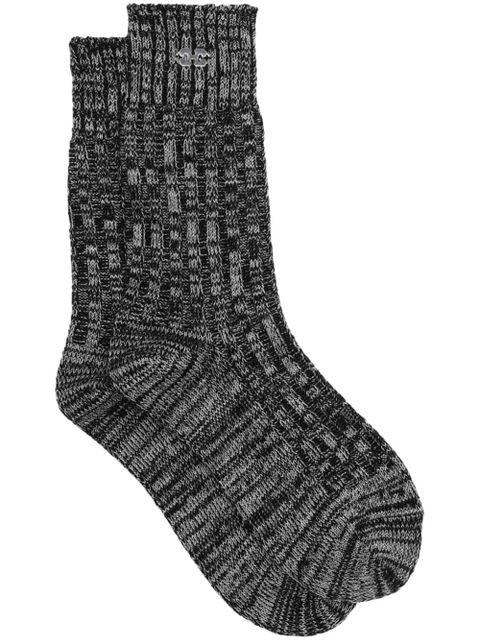 GANNI ribbed socks - Black - zdjęcie produktu nr 1