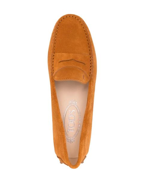 Tod's Gommino suede loafers - Orange