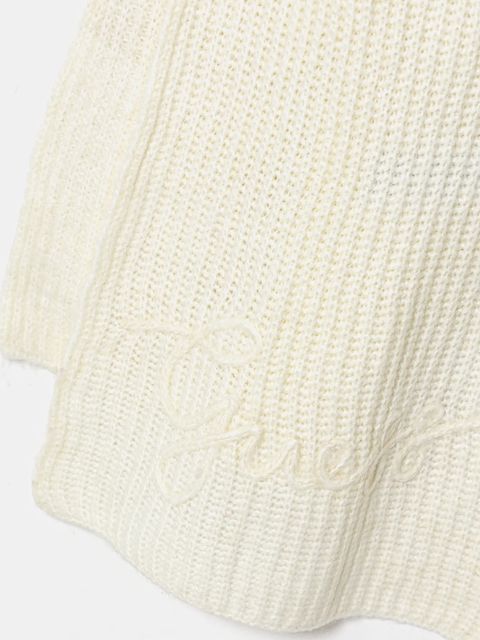 Guess szalik z domieszką wełny LEXIE damski kolor beżowy gładki W5BZ19 Z3580 - zdjęcie produktu nr 2