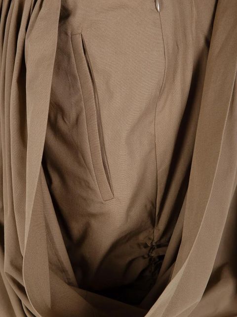 Chloé draped pleated skirt - Neutrals