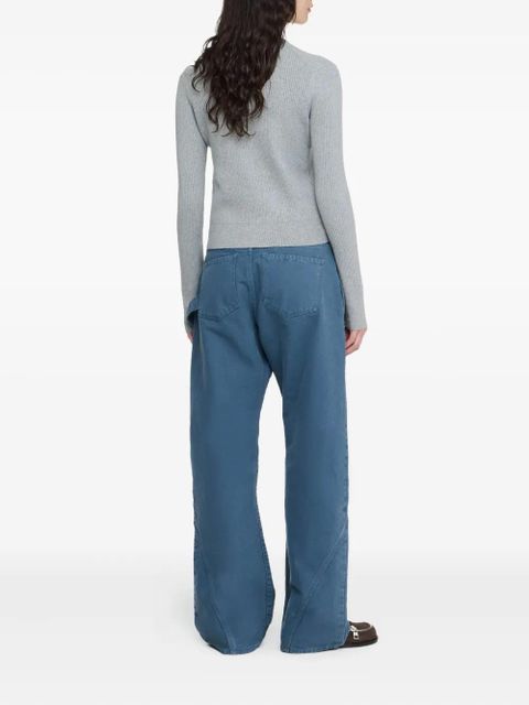 JW Anderson Twisted Workwear anchor trousers - Blue - zdjęcie produktu nr 2