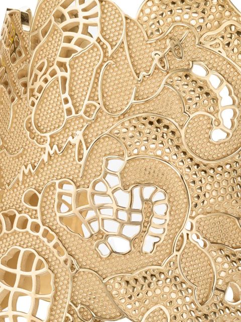 Jimmy Choo Lace Cut-Out Cuff bracelet - Gold - zdjęcie produktu nr 2