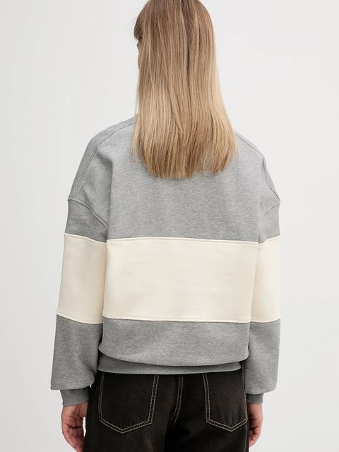 Tommy Hilfiger bluza damska kolor szary wzorzysta WW0WW48785