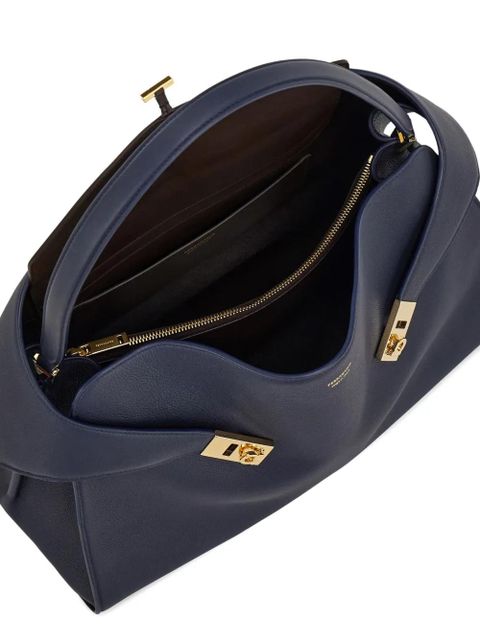 Ferragamo large Hug leather shoulder bag - Blue