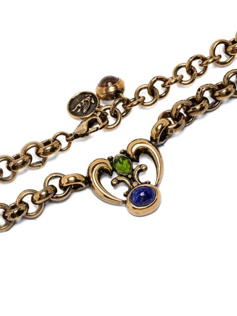 ETRO chain-link heart-pendant necklace - Gold - zdjęcie produktu nr 2