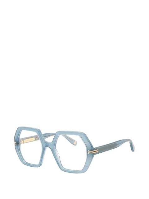 Marc Jacobs geometric-frame glasses - Blue - zdjęcie produktu nr 2
